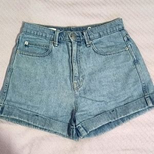 GAP High Rise Light wash Shorts